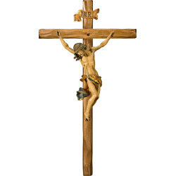 Cristo Barroco en cruz recta